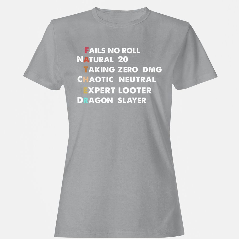 Father D&D Women's T-Shirt - Sport Grey - 15