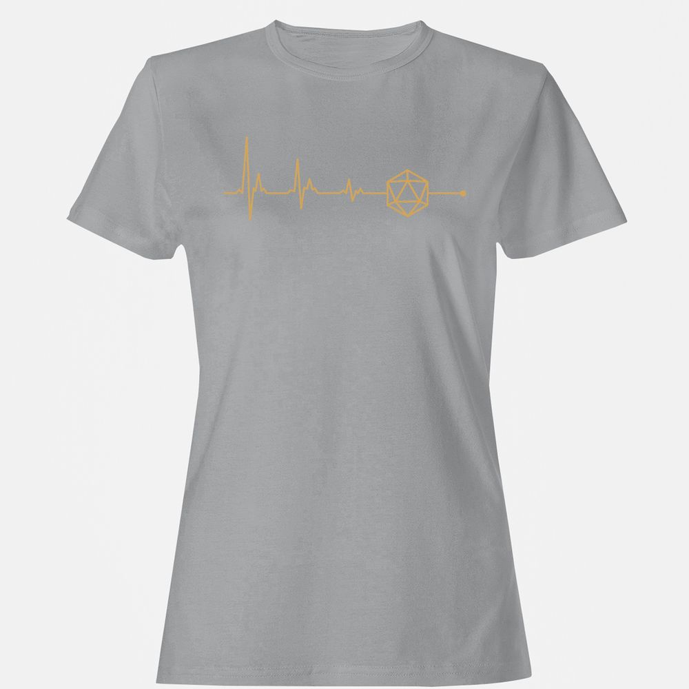 D20 Dice Is My Life Women's T-Shirt - Sport Grey - 15