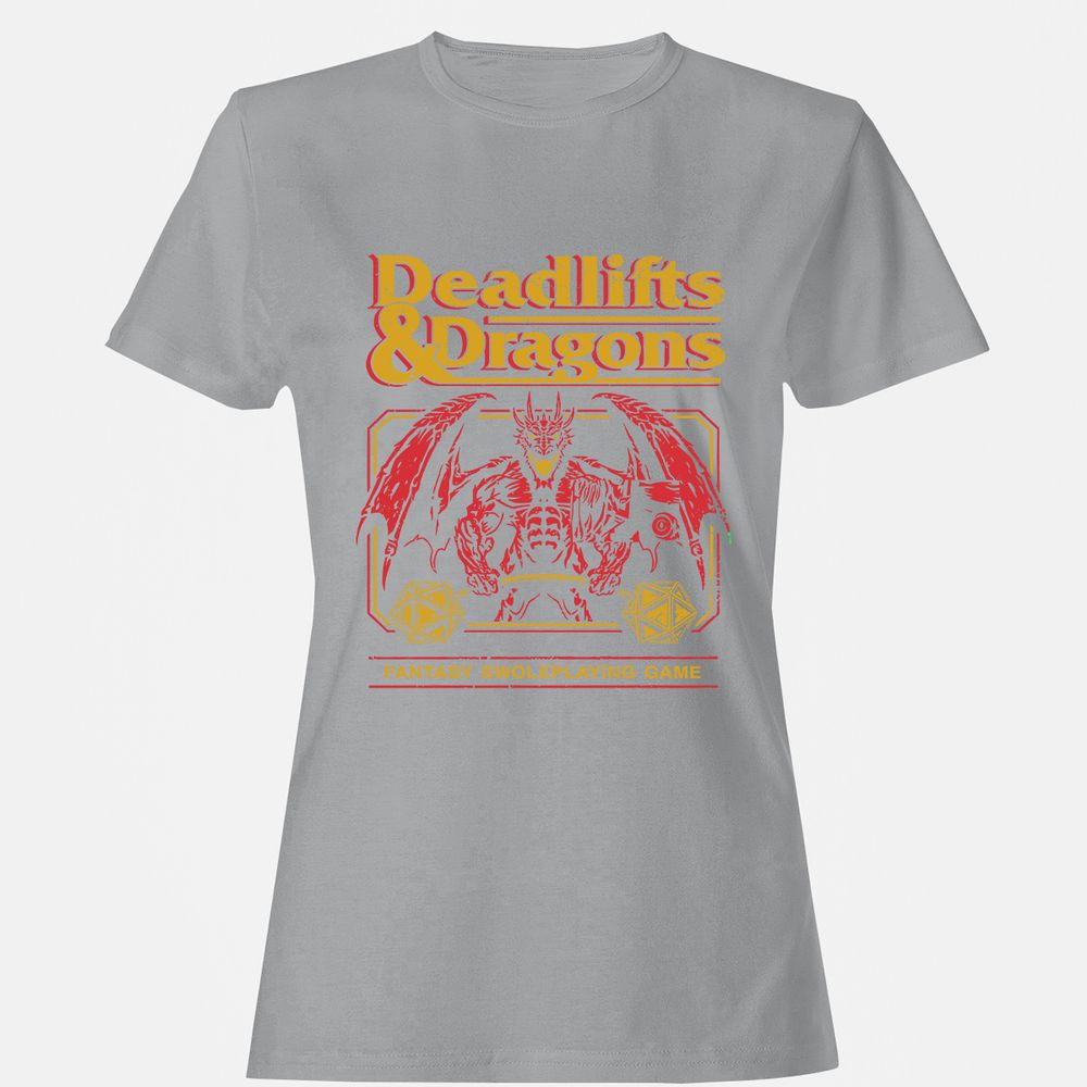 Deadlifts & Dragons - Sport Grey - 15