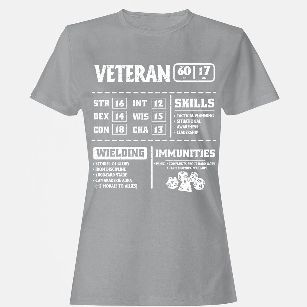 Veteran New Ver. Women's T-Shirt - Sport Grey - 15