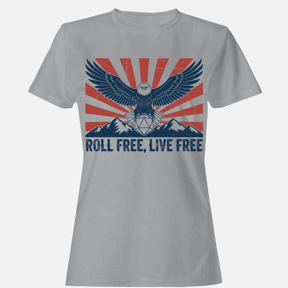 Roll Free, Live Free - Sport Grey - 15