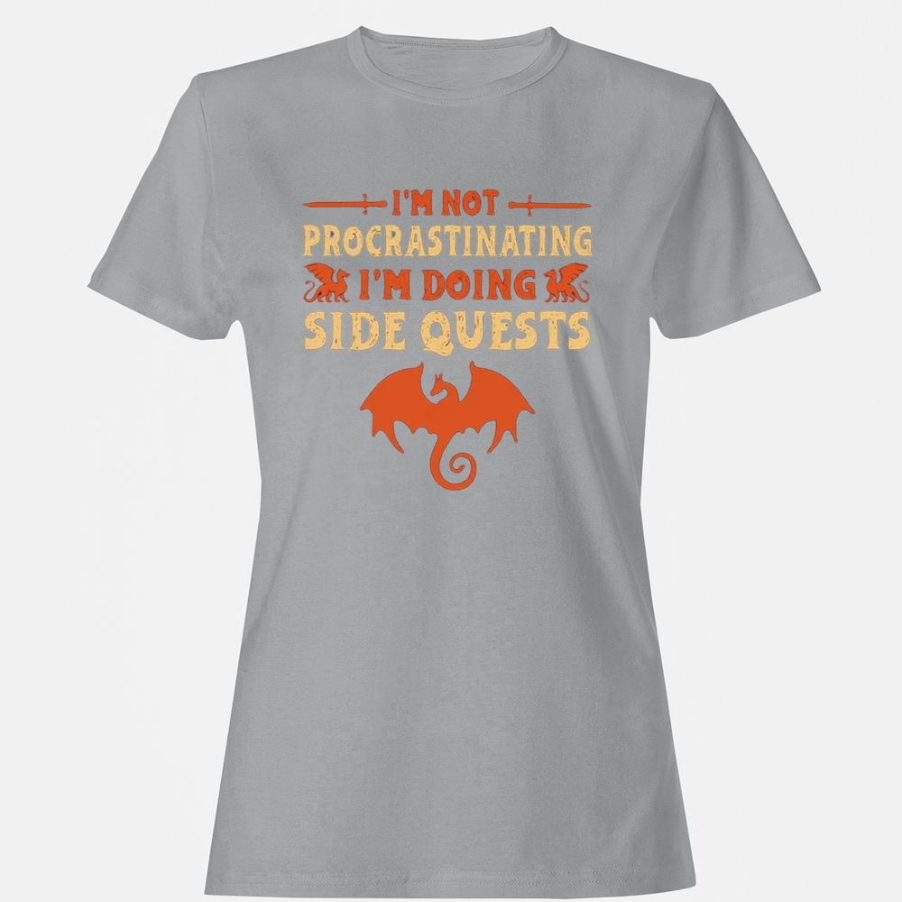 I'm Doing Side Quests Women's T-Shirt - Sport Grey - 15