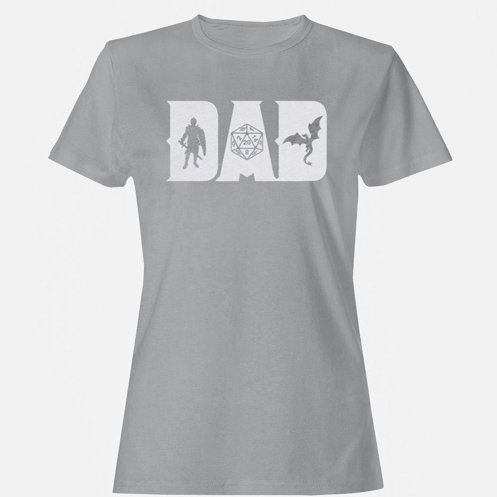 Dad Fathers Day Women's T-Shirt - Sport Grey - 15