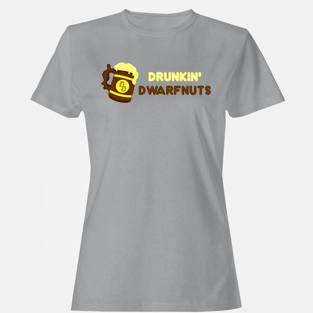 Drunkin' Dwartnuts Women's T-Shirt - Sport Grey - 15