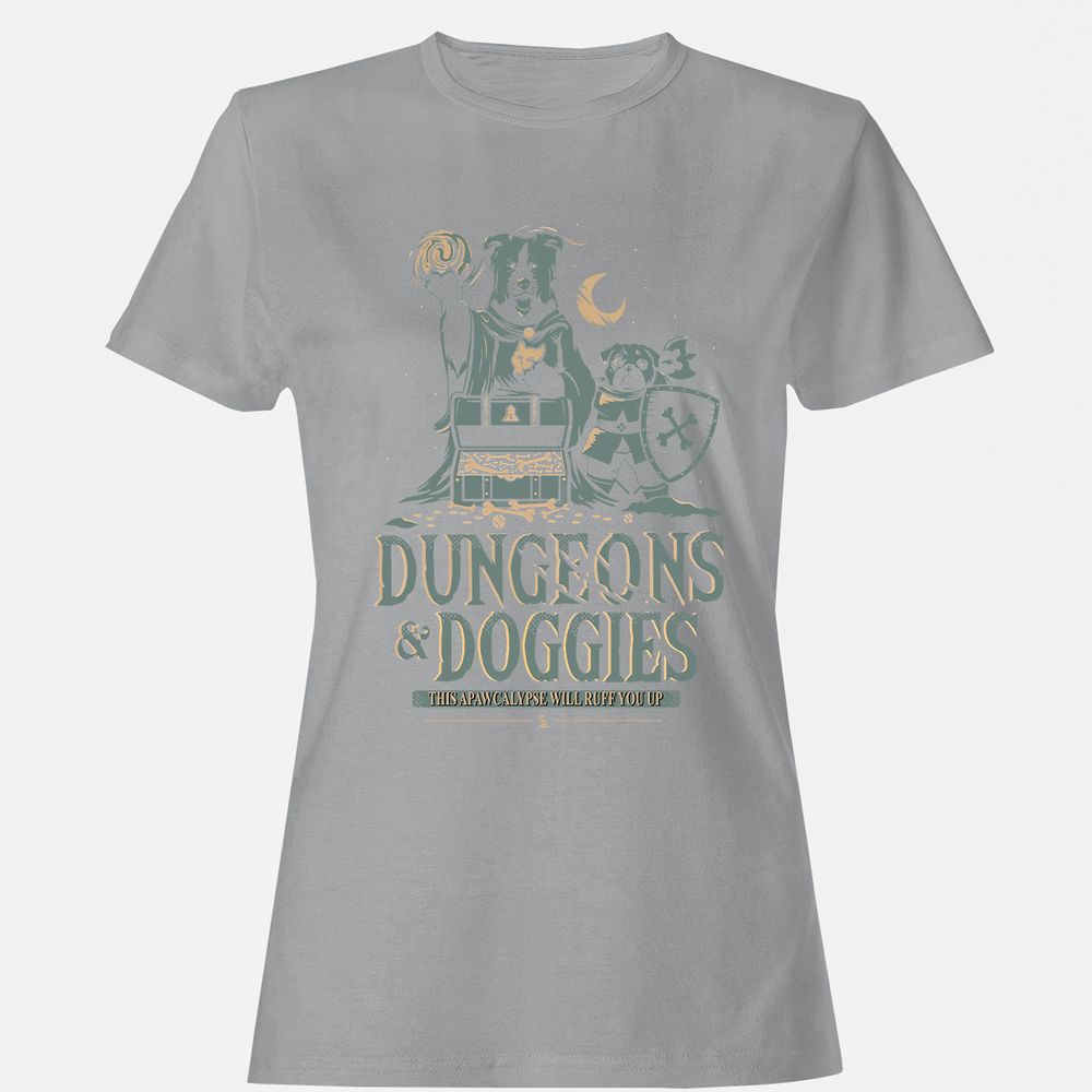 Dungeons & Doggies Women's T-Shirt - Sport Grey - 15