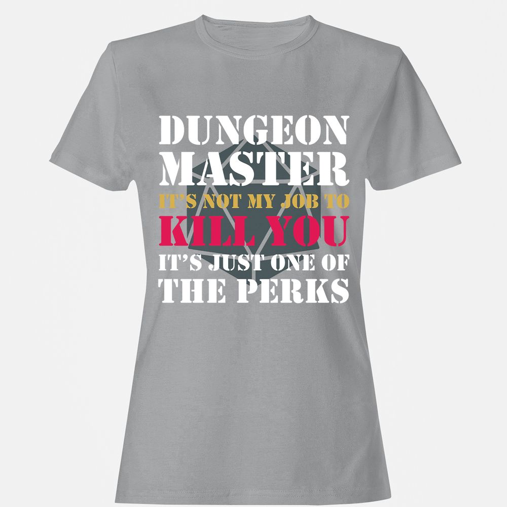 DUNGEON MASTER NOT MY JOB Women's T-Shirt - Sport Grey - 15