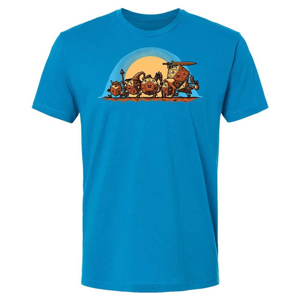 The Fellowship Of The Dice Premium Unisex T-Shirt - Turquoise - 15