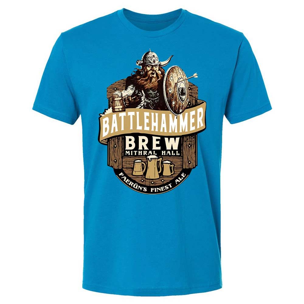 Battlehammer Brew Premium Unisex T-Shirt - Turquoise - 15