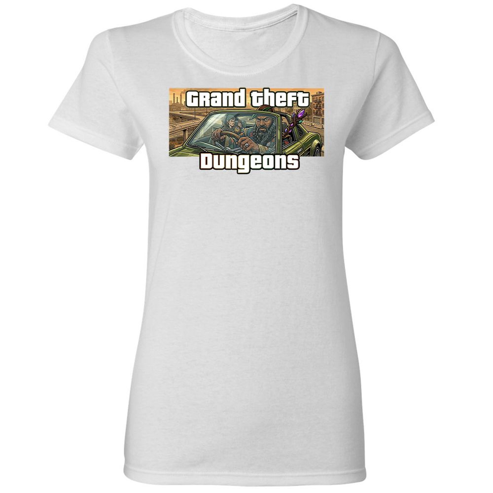 Grand Theft Dungeons Women's T-Shirt - White - 15