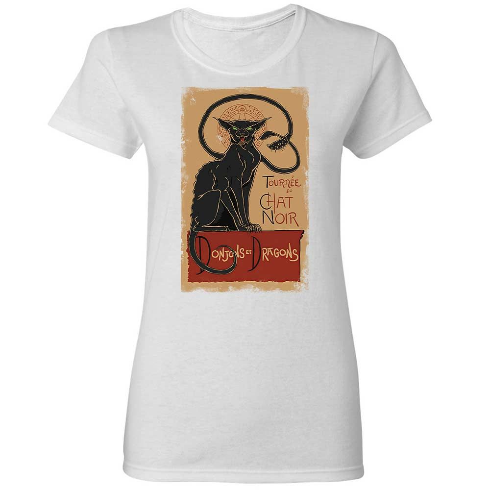 Tournee Du Chat Noir Women's T-Shirt - White - 15