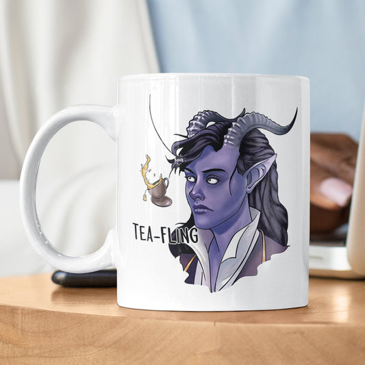 Tea-Fling RPG Ceramic Mug
