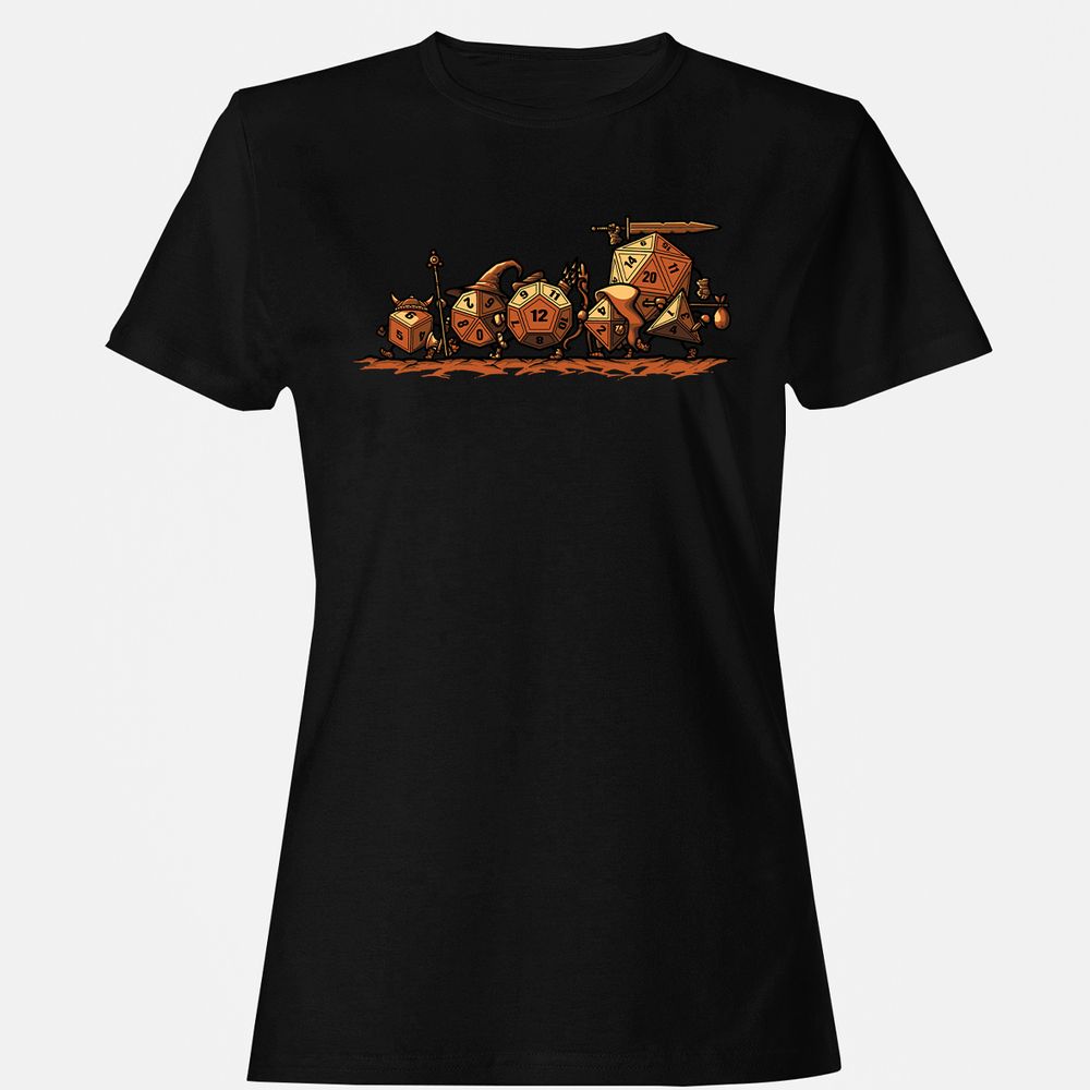 Fellowship Of The Dices Women's T-Shirt - Black - 16