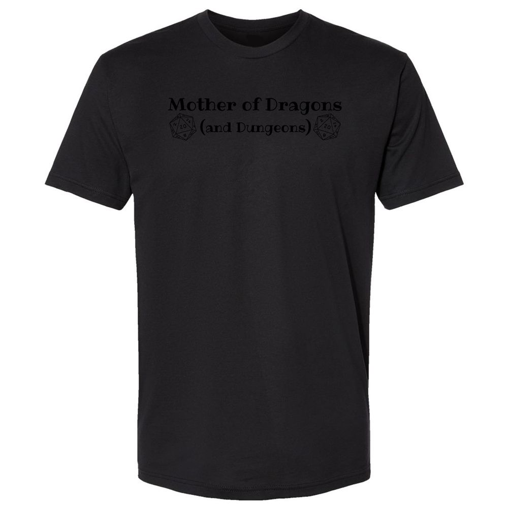 Mother Of Dragons Premium Unisex T-Shirt - Black - 16