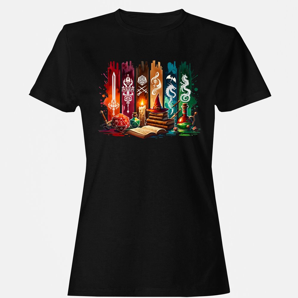 DnD Classes Women's T-Shirt - Black - 16