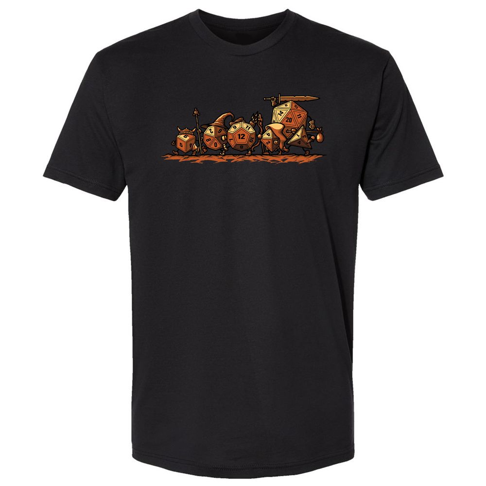 Fellowship Of The Dices Premium Unisex T-Shirt - Black - 16