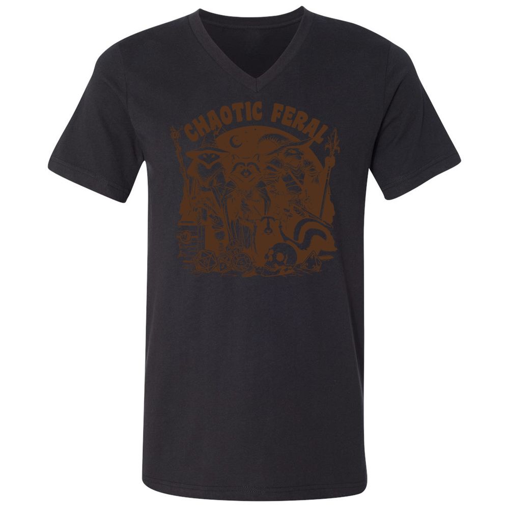 DND Inspired Raccoon Opossum Chaotic Feral - Black - 16