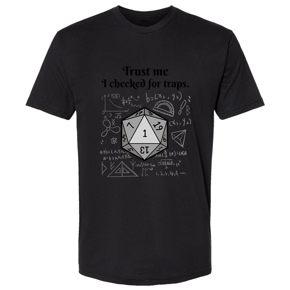 Trust me, I checked for traps. Premium Unisex T-Shirt - Black - 16