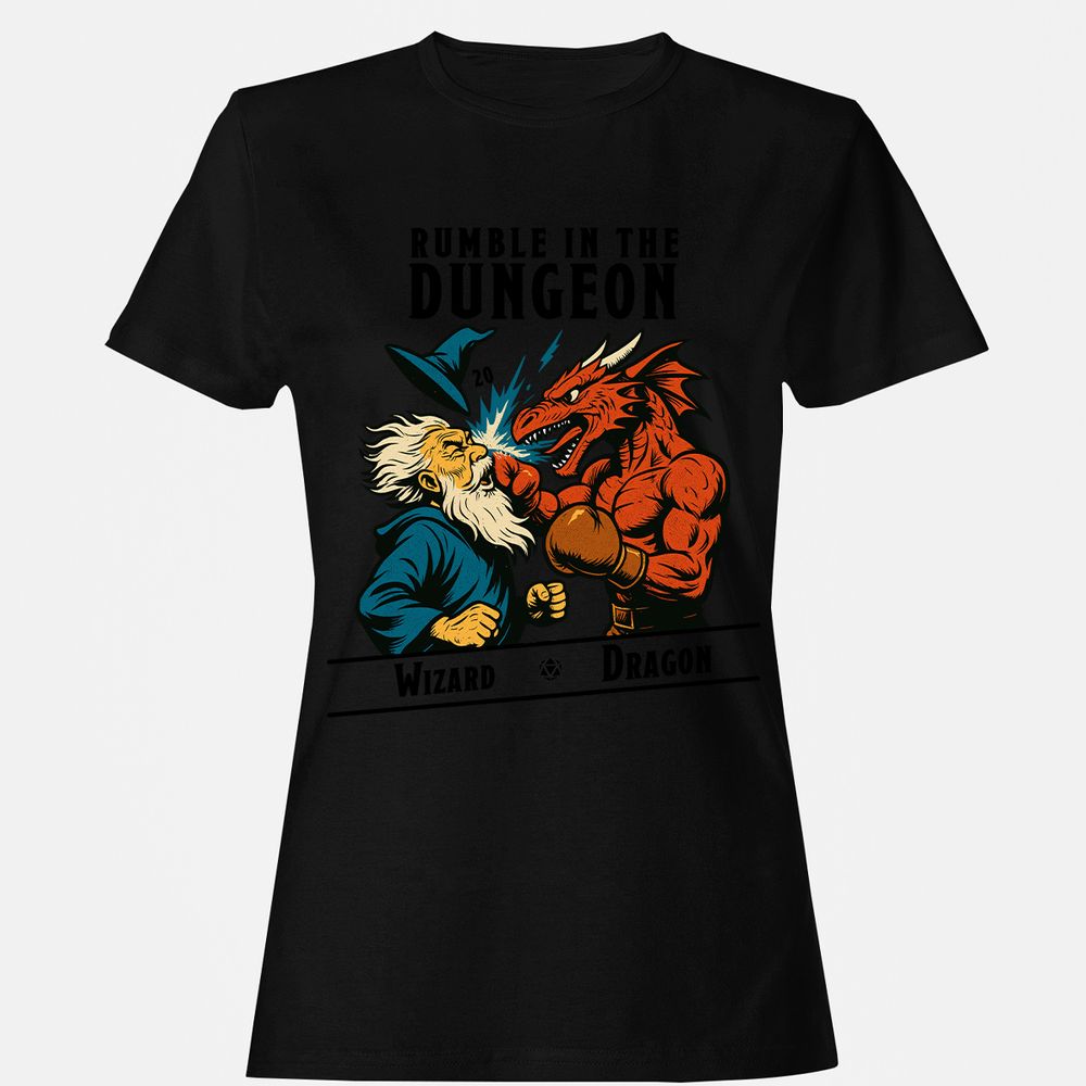 Rumble in the Dungeon Women's T-Shirt - Black - 16