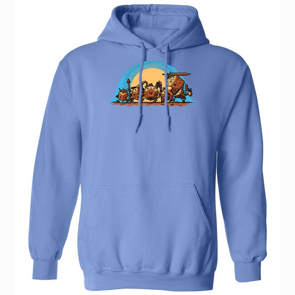The Fellowship Of The Dice Classic Unisex Hoodie - Carolina Blue - 16
