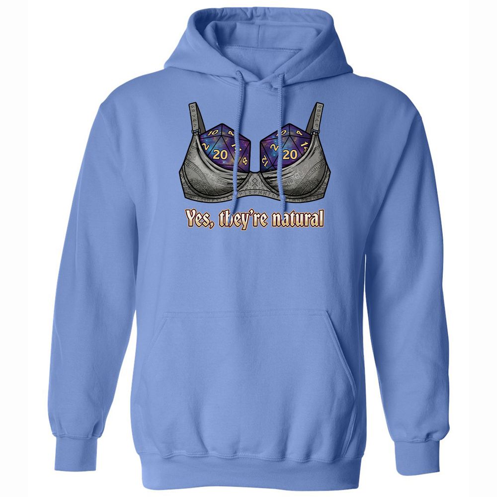 They Are Natural Nat20 Classic Unisex Hoodie - Carolina Blue - 16