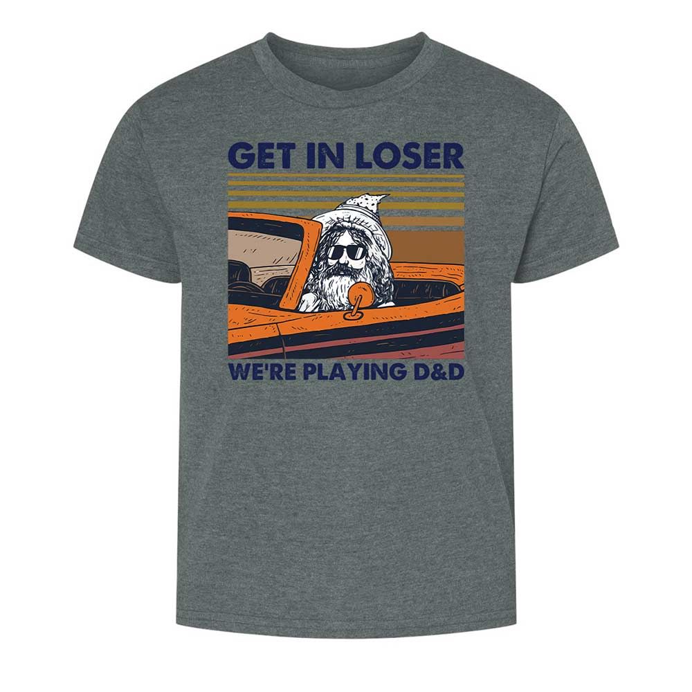 Get in Loser Kids T-Shirt - Dark Heather - 16