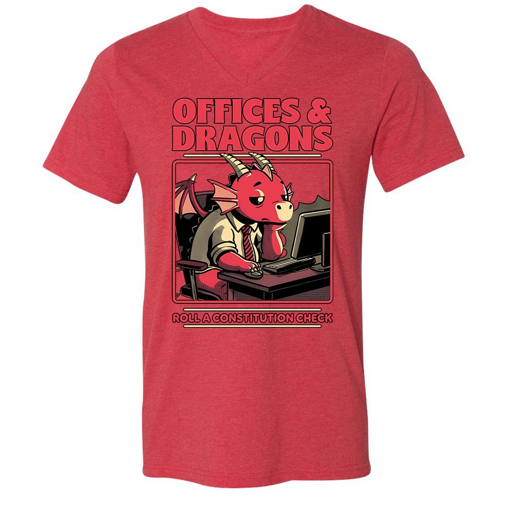 Dragon Office - Heather Red - 16