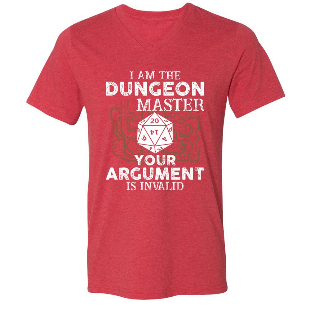 I Am the Dungeon Master – Your Argument Is Invalid - Heather Red - 16