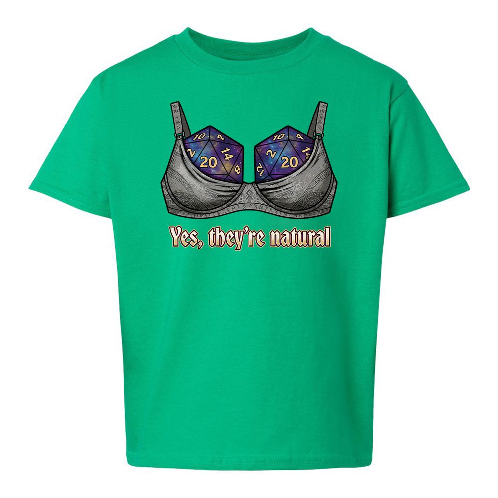 They Are Natural Nat20 Kids T-Shirt - Irish Green - 16