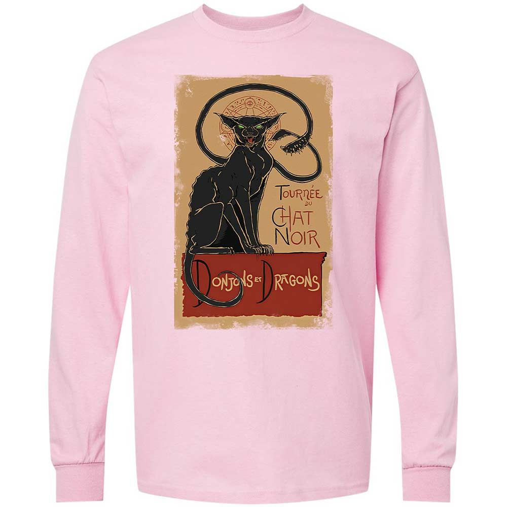 Tournee Du Chat Noir Long Sleeve T-Shirt - Light Pink - 16