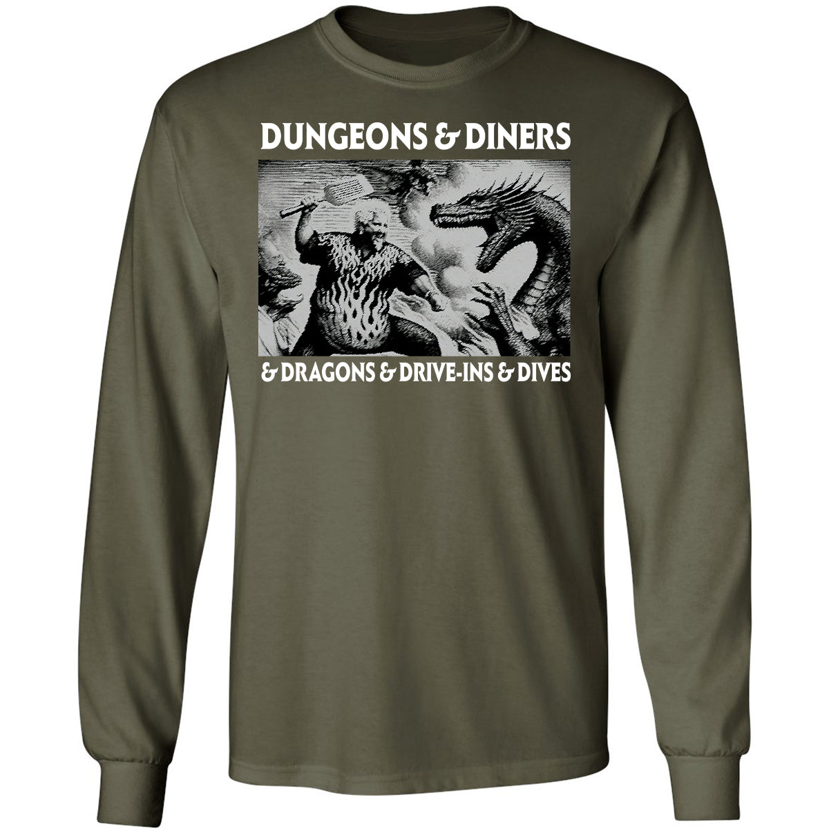 Dungeons & Diners - Military Green - 16