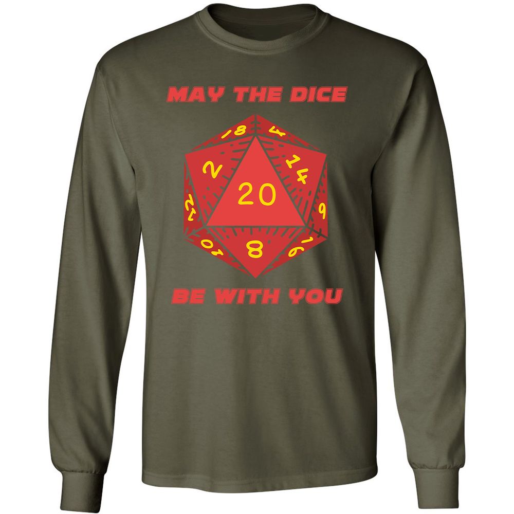 May the Dice Be With You - Military Green - 16