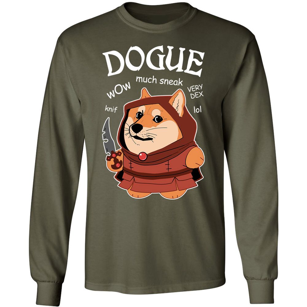 Dogue Class Long Sleeve T-Shirt - Military Green - 16