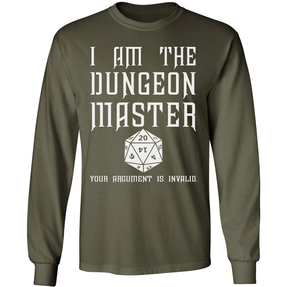 I Am The Dungeon Master - Military Green - 16