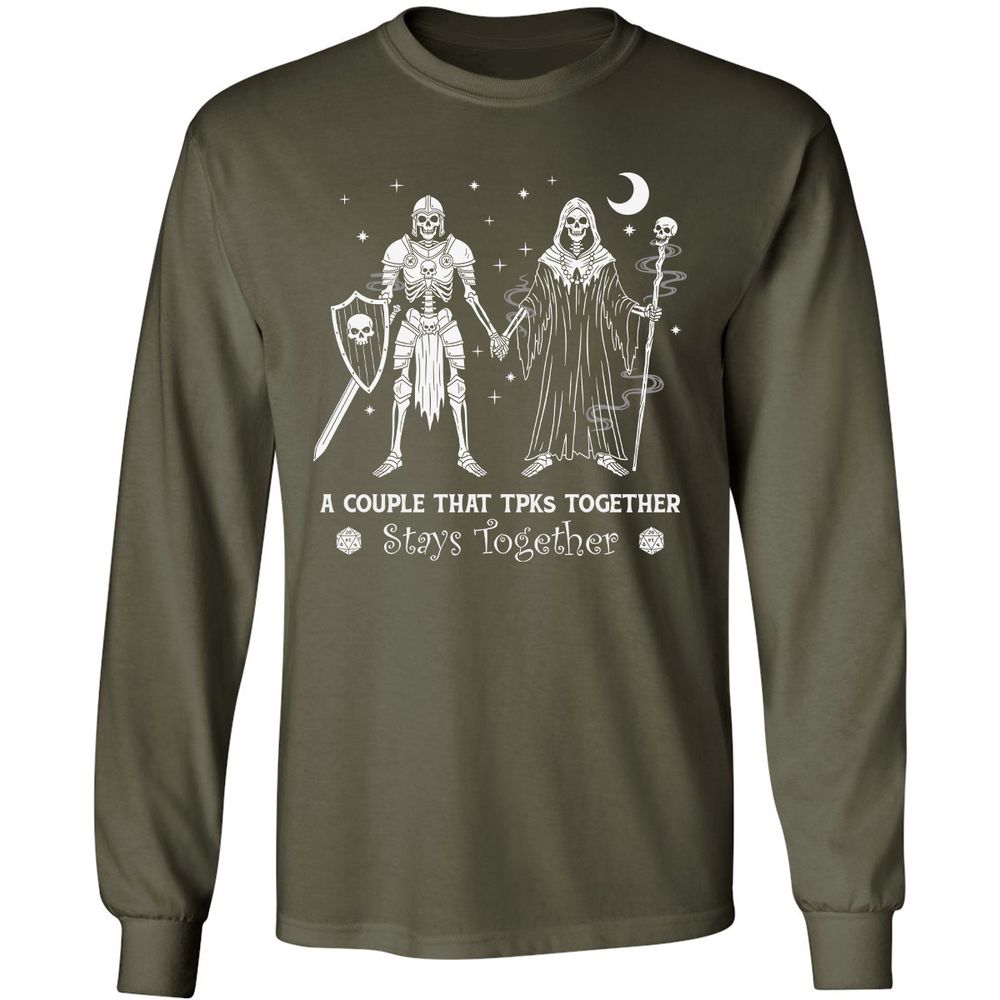 TPK Love – Skeleton Couple - Military Green - 16