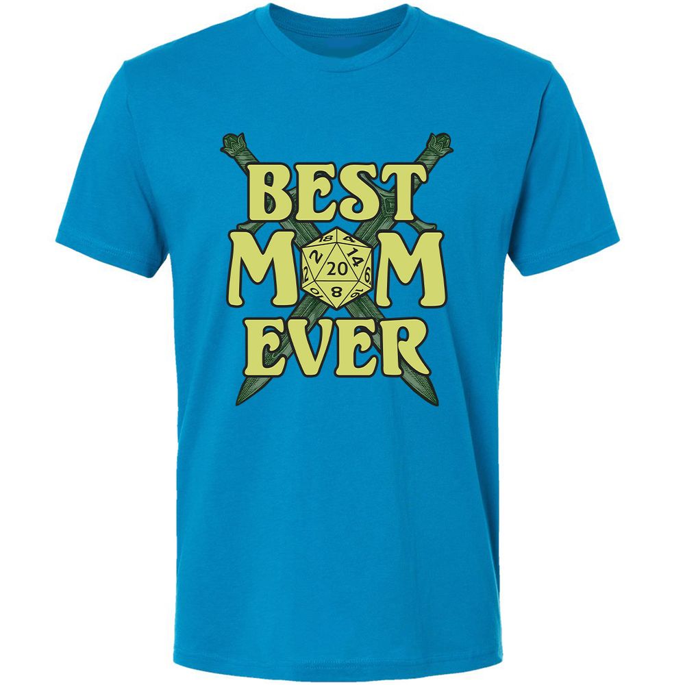 Best Mom Ever Premium Unisex T-Shirt - Turquoise - 16
