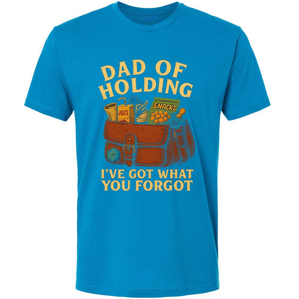 Dad Of Holding Premium Unisex T-Shirt - Turquoise - 16