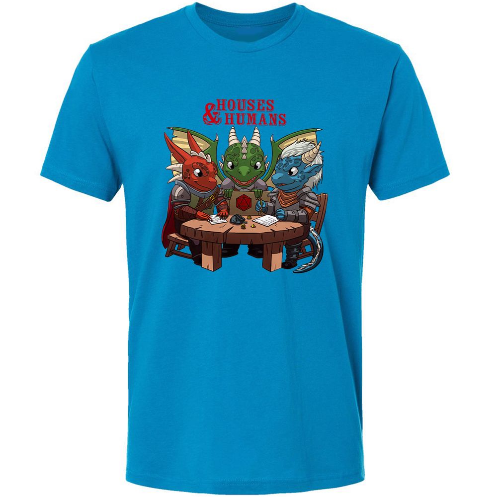 Houses & Humans Premium Unisex T-Shirt - Turquoise - 16