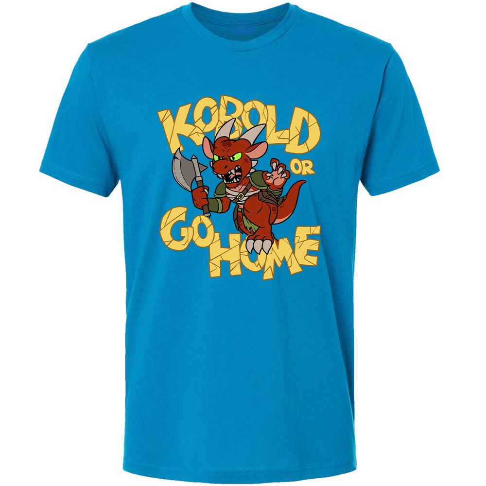 Kobold Or Go Home Premium Unisex T-Shirt - Turquoise - 16