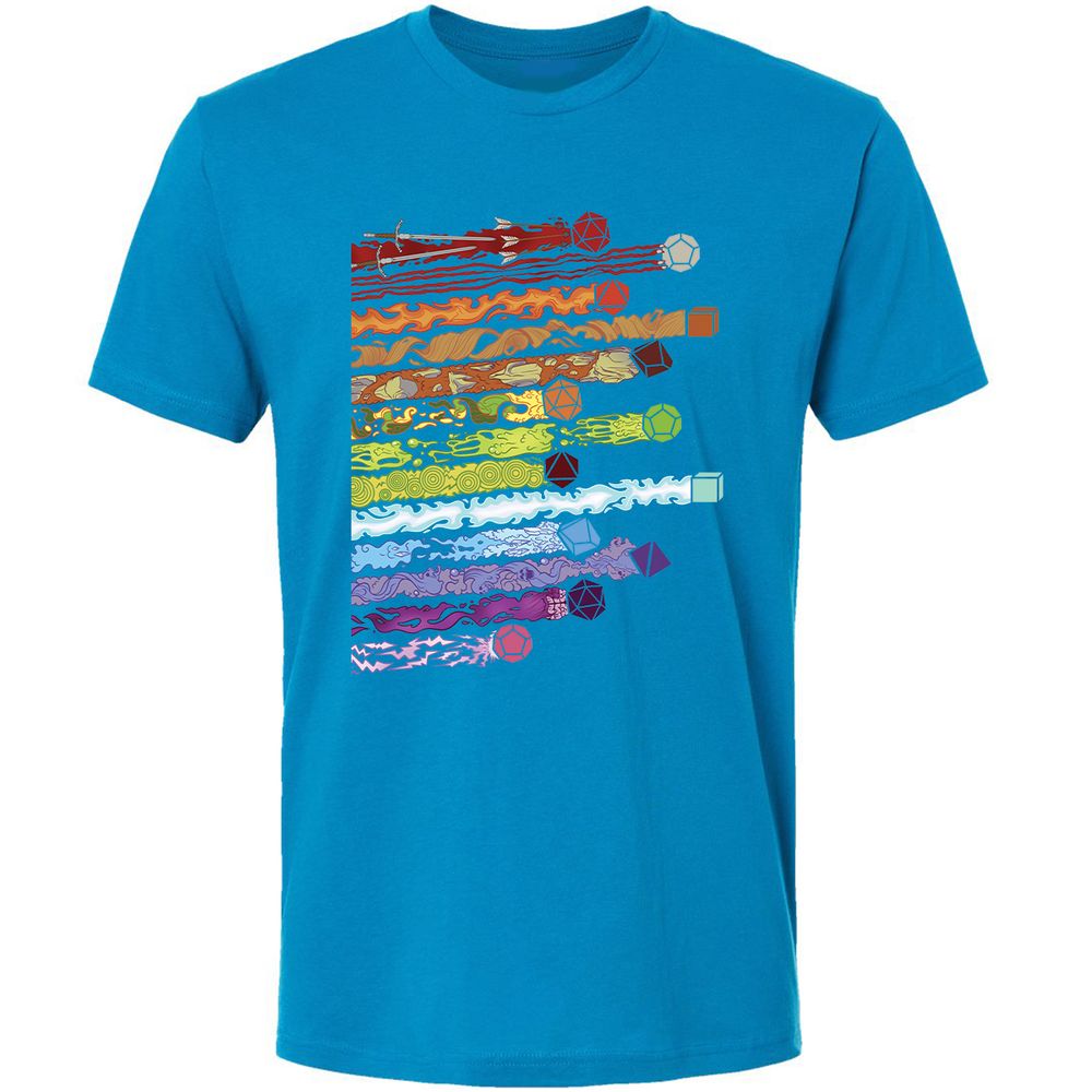 Damage Dices Premium Unisex T-Shirt - Turquoise - 16