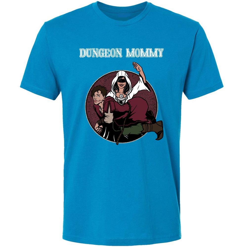 Dominant Dungeon Mommy Premium Unisex T-Shirt - Turquoise - 16