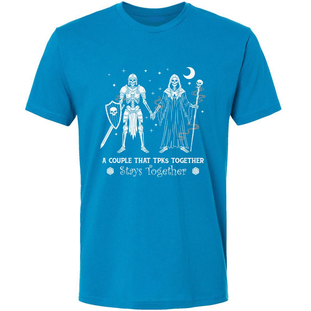 TPK Love – Skeleton Couple - Turquoise - 16