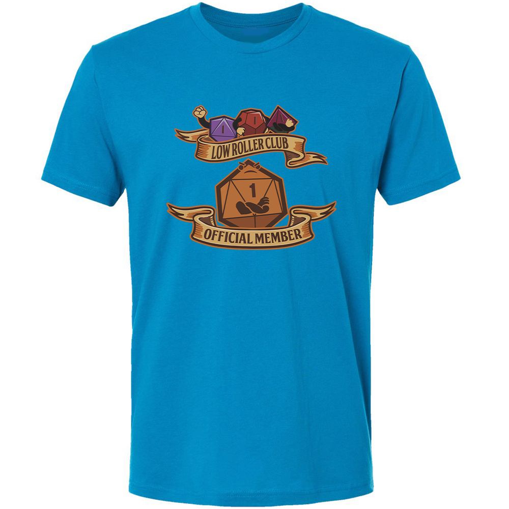 Low Roller Club Premium Unisex T-Shirt - Turquoise - 16