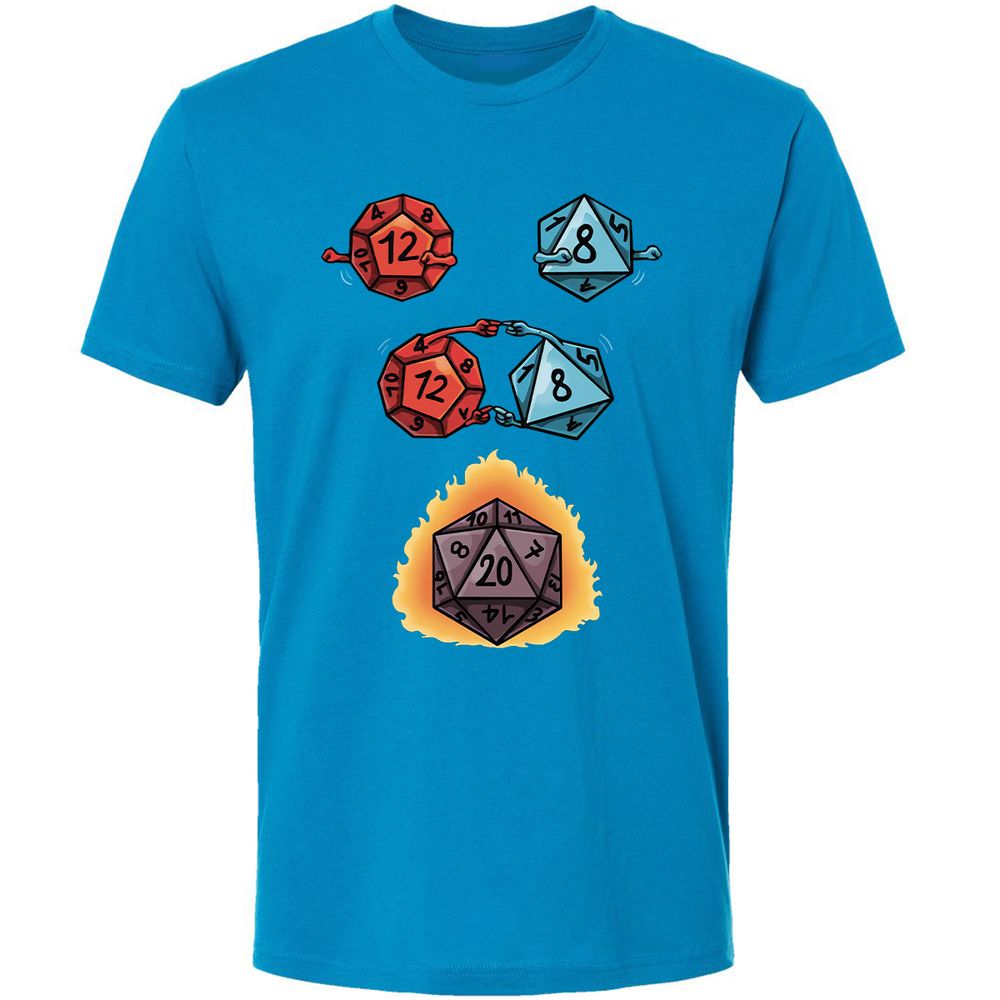Dice Fusion RPG Premium Unisex T-Shirt - Turquoise - 16