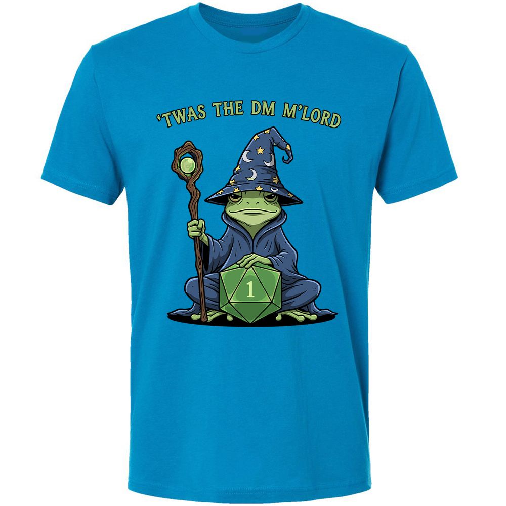 Twas the DM M’lord Premium Unisex T-Shirt - Turquoise - 16