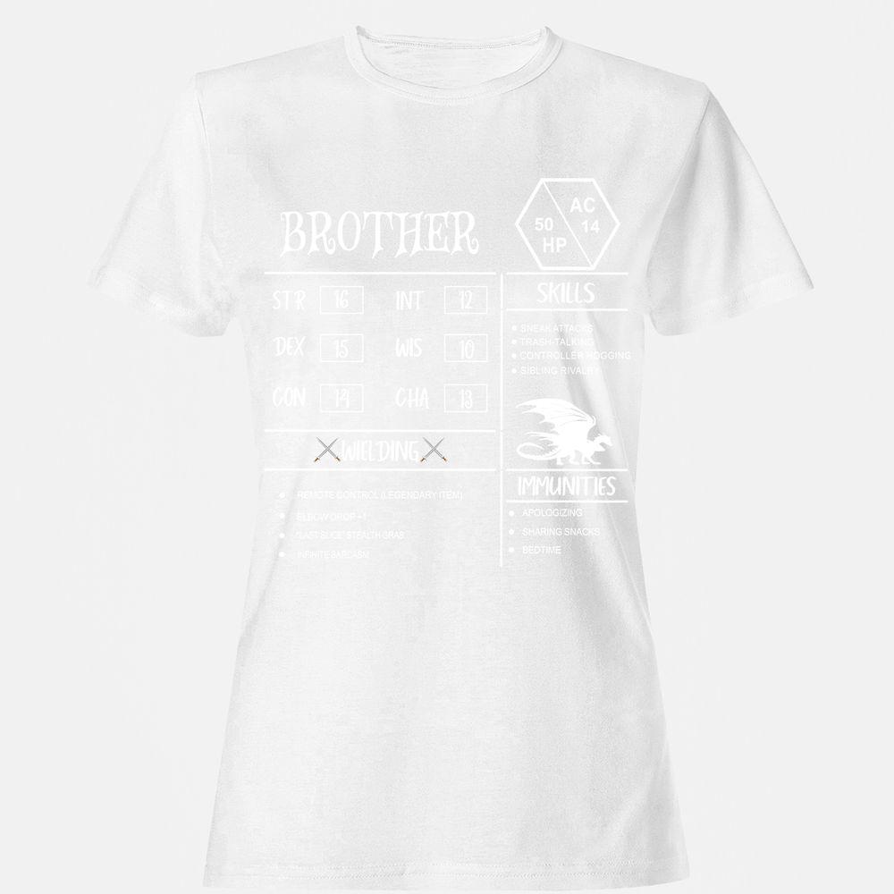 Brother Stats Women's T-Shirt - White - 16