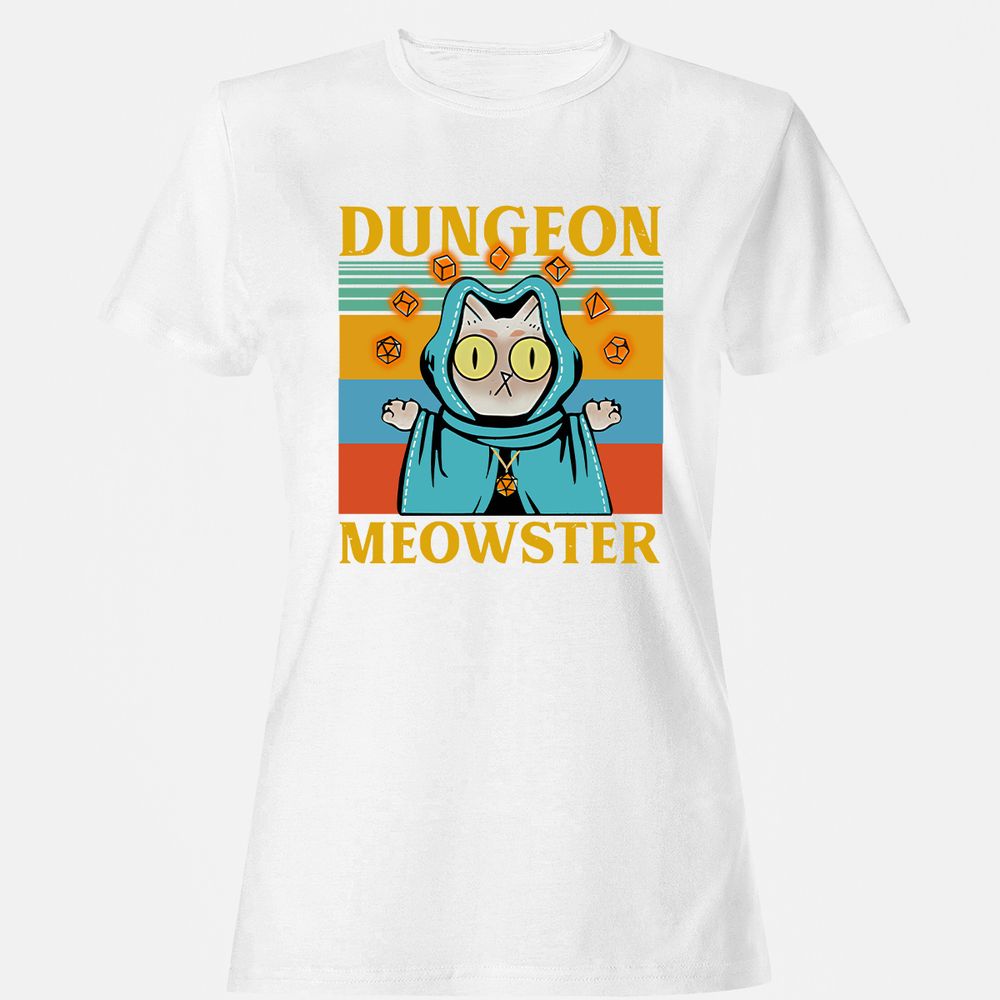 Dungeon Meowster Women's T-Shirt - White - 16