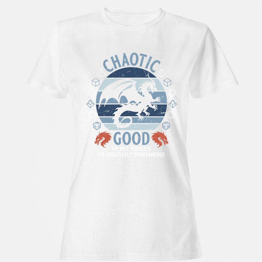 Chaotic Good 2 Women's T-Shirt - White - 16