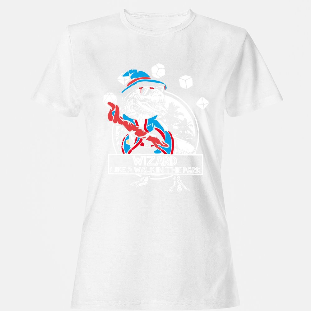 Wizard Like The Walk In The Park Women's T-Shirt - White - 16