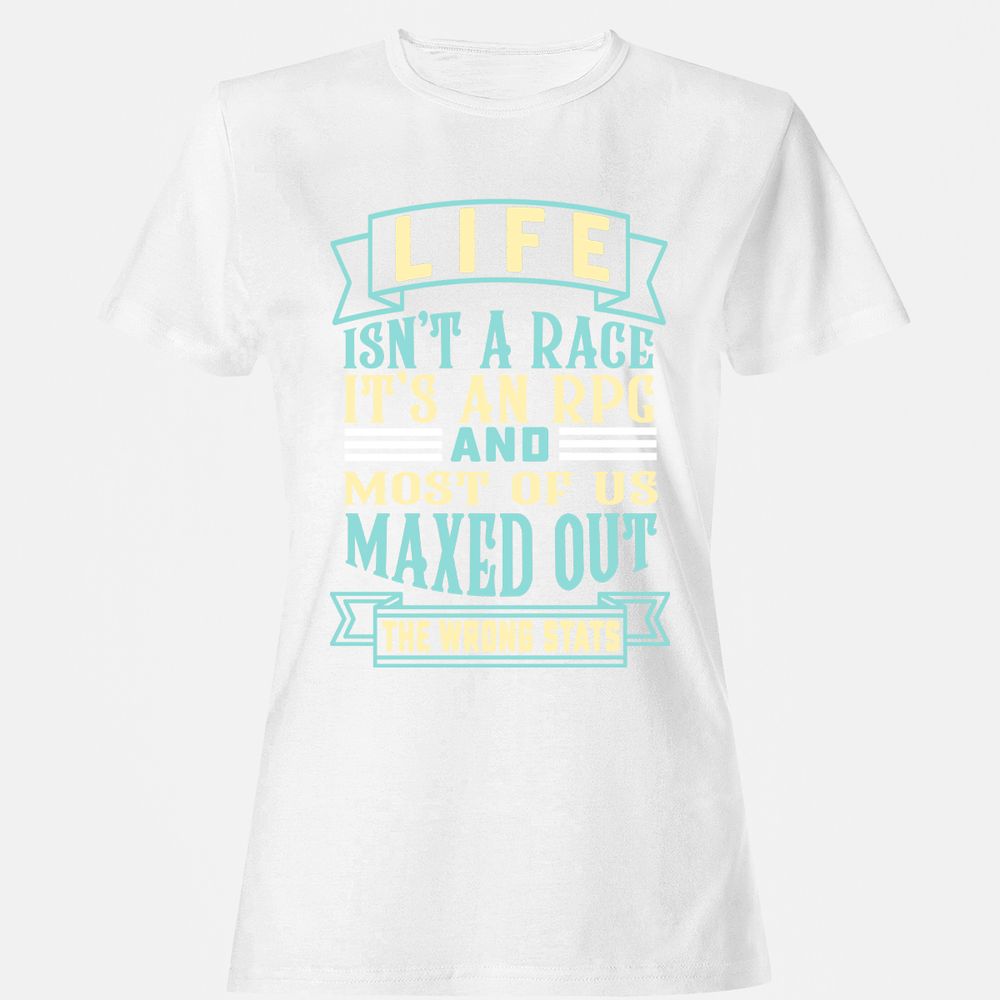 Life Is A RPG Women's T-Shirt - White - 16