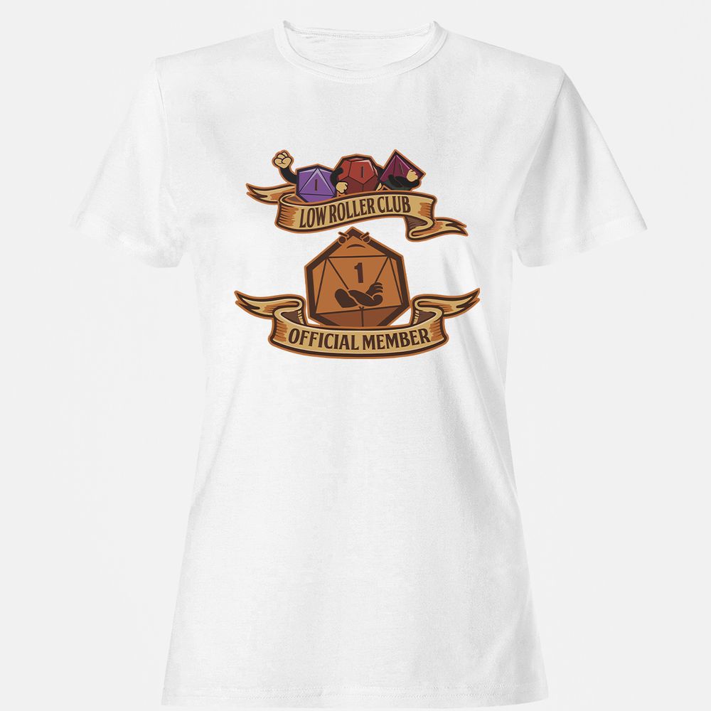 Low Roller Club Women's T-Shirt - White - 16